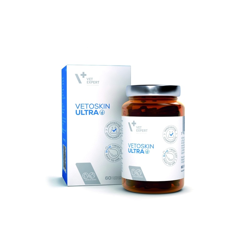 Vet Expert Vetoskin Ultra, 60 capsules
