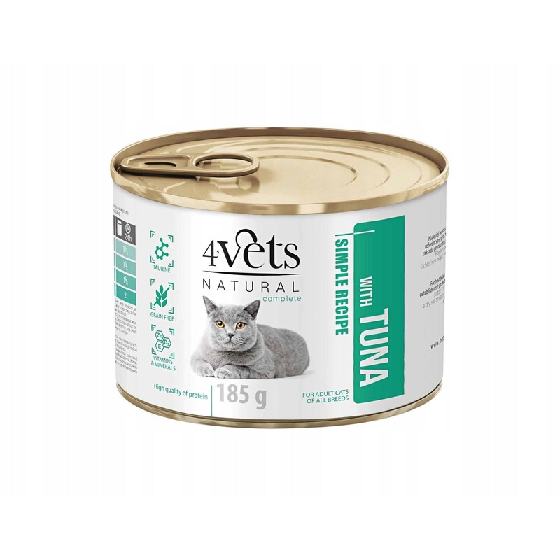 4Vets Adult Tuna - cats, 185g