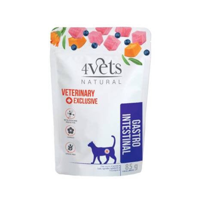 4Vets Cat Pouch, 85g - Gastro Intestinal
