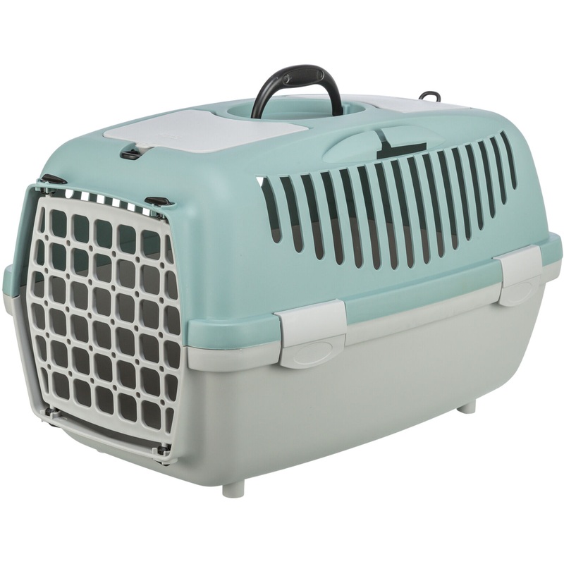 Capri 2 transport box, XSS: 37 x 34 x 55 cm, light grey/sage