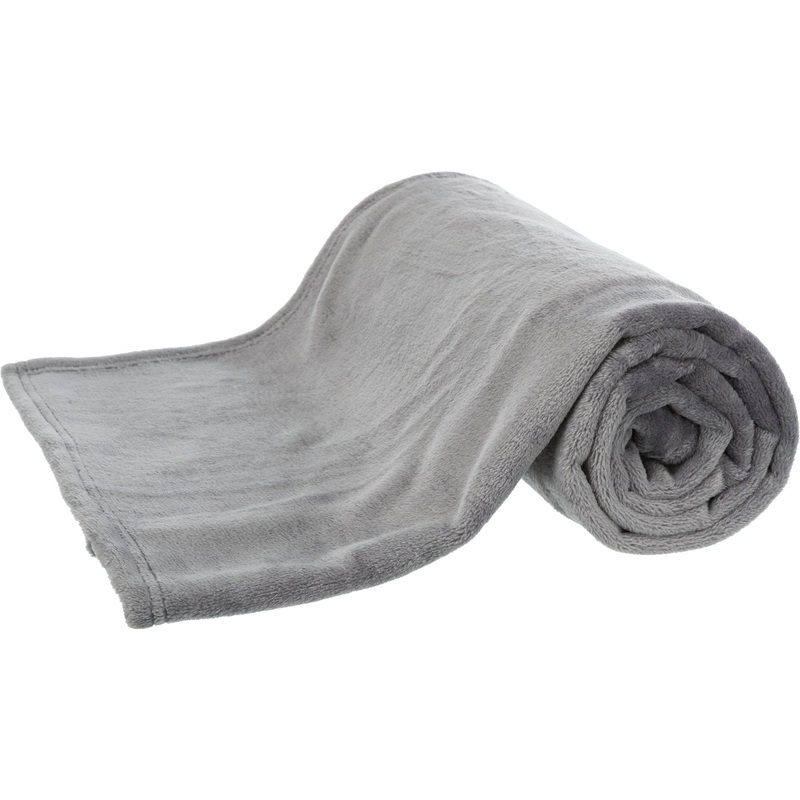 Kimmy blanket, plush, 150 ? 100 cm, grey