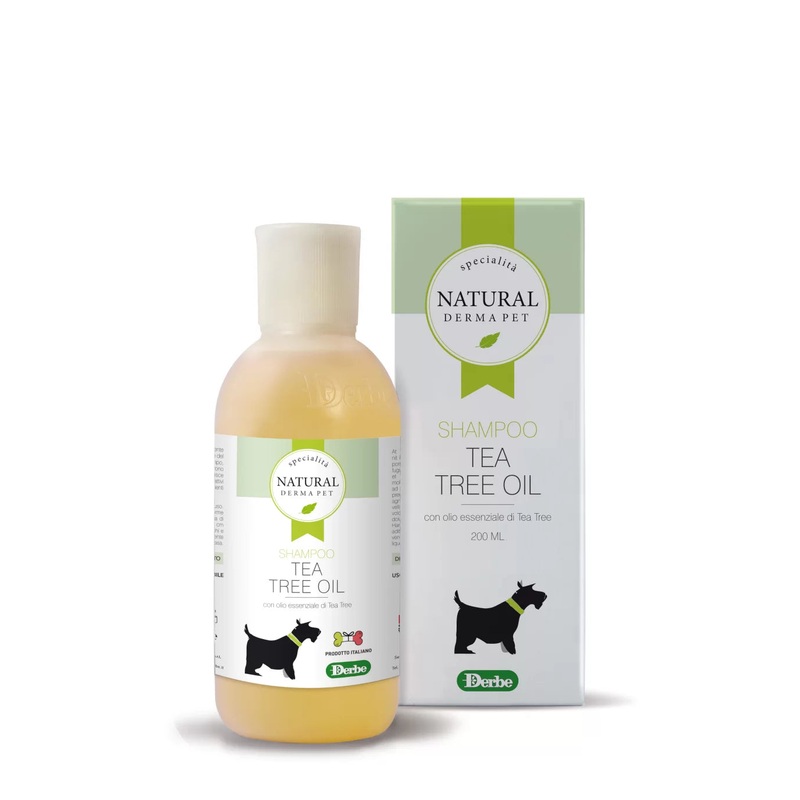 Natural Derma Pet Shampoo, Tea Tree Oil, 200ml