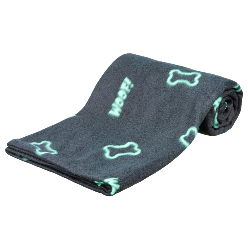 Barney fleece blanket, 150 x 100 cm, taupe