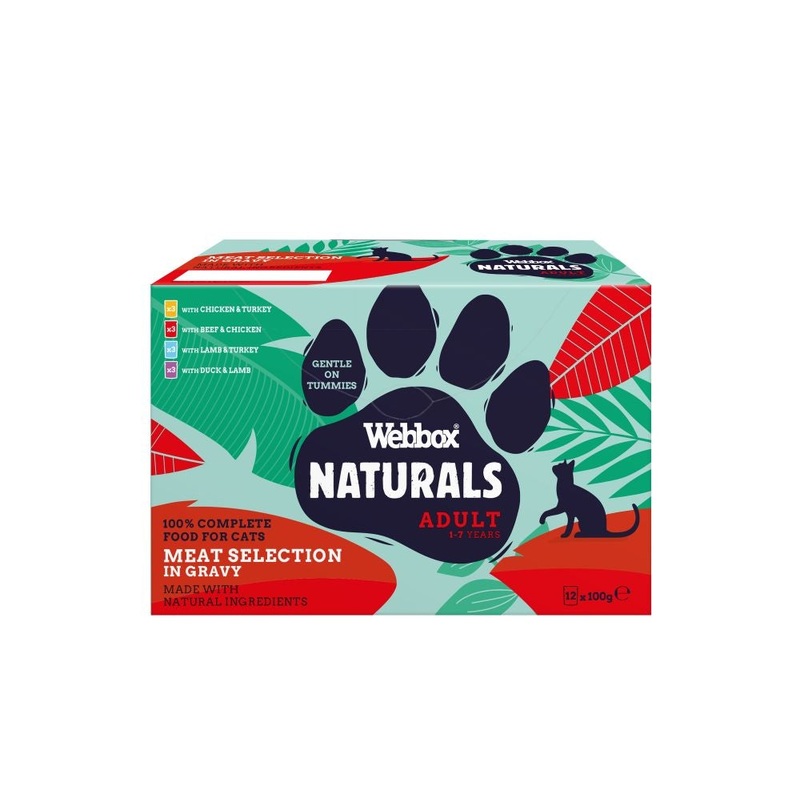 Webbox Natural Meat in Gravy Selection, 12 Pack