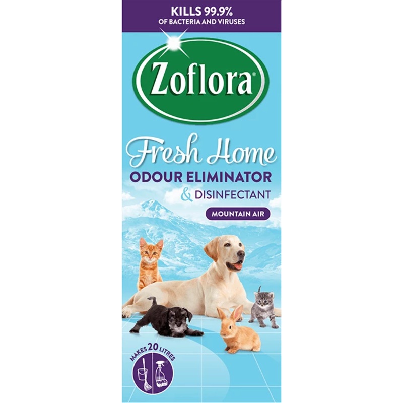 Zoflora - Fresh Home Odour Eliminator & Disinfectant, Mountain Air, 500ml