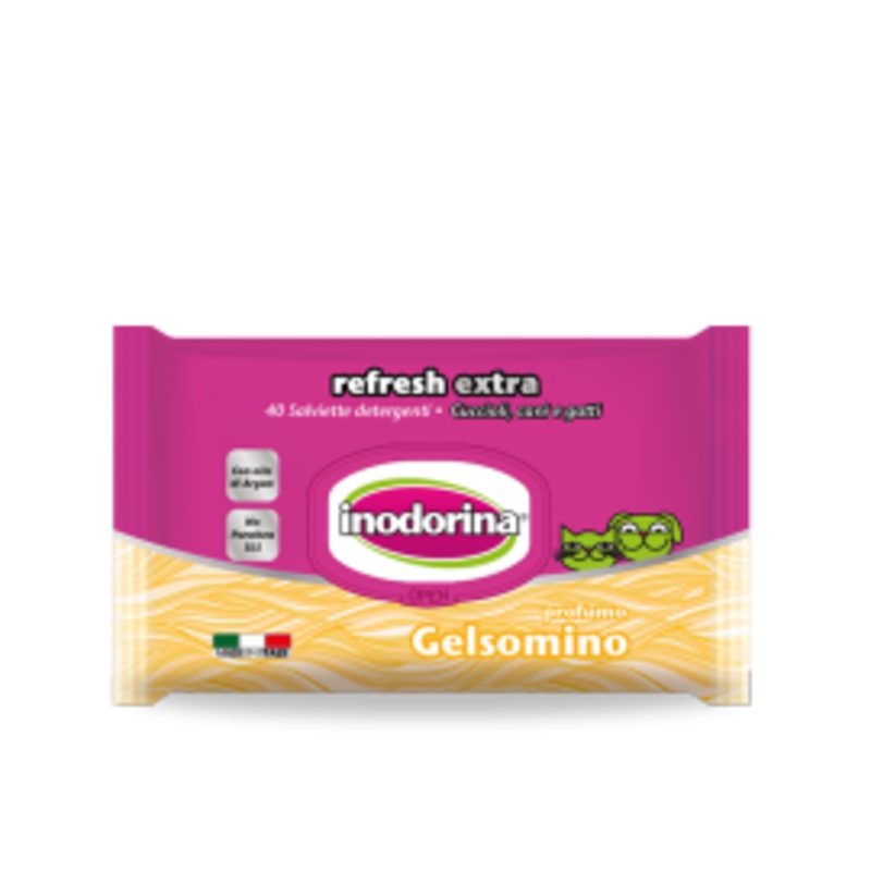 Inodorina Wet Wipes Refresh Extra, Jasmine