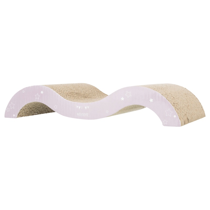 Junior scratching wave, 38 ?? 7 ?? 18 cm, light lilac/mint