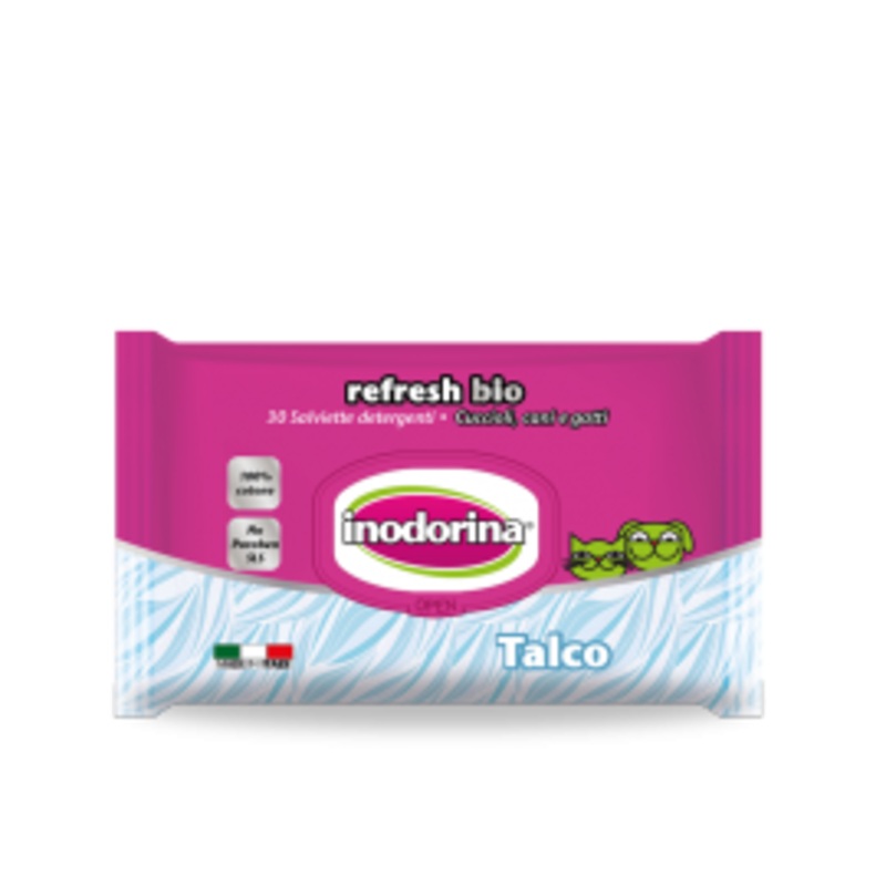 Inodorina Wet Wipes Refresh, Talc
