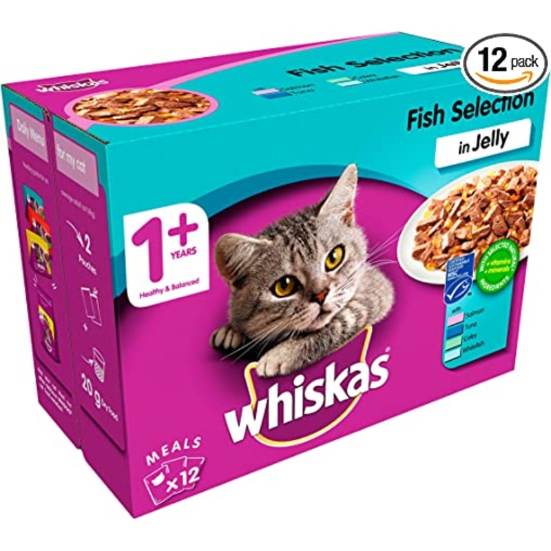 Whiskas  Fish Selection Variety Pack - 12 pack