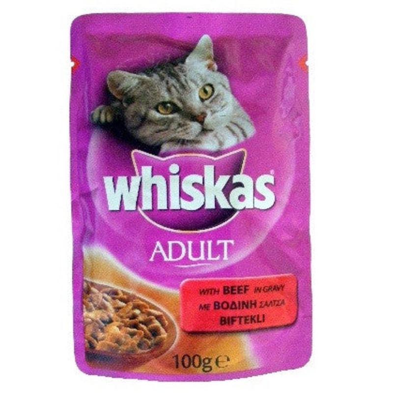 Whiskas Pouch Beef 100g