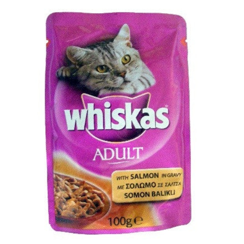 Whiskas Pouch Salmon 100g