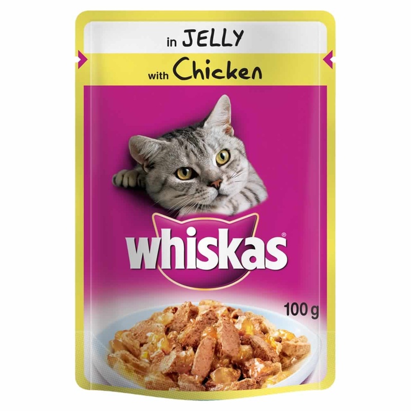 Whiskas Pouch Chicken in Jelly 100g
