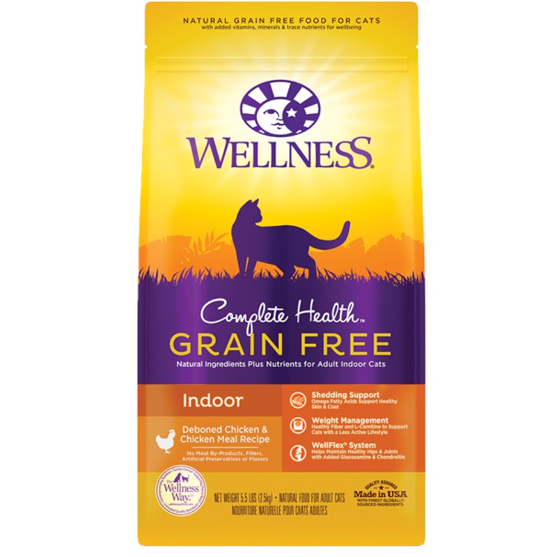 Wellness Complete Health Grain Free Indoor Chicken Dry Cat Food