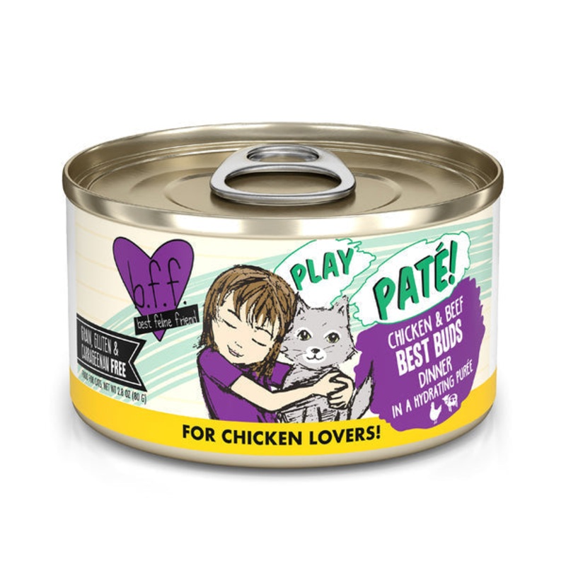 Weruva BFF PLAY Pat Chicken & Beef Best Buds Dinner in a Hydrating Pure