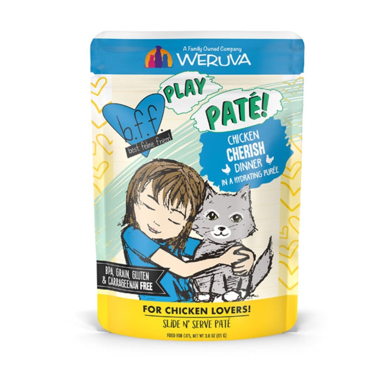 Weruva BFF PLAY Pat Chicken Cherish Dinner in a Hydrating Pure Cat Food