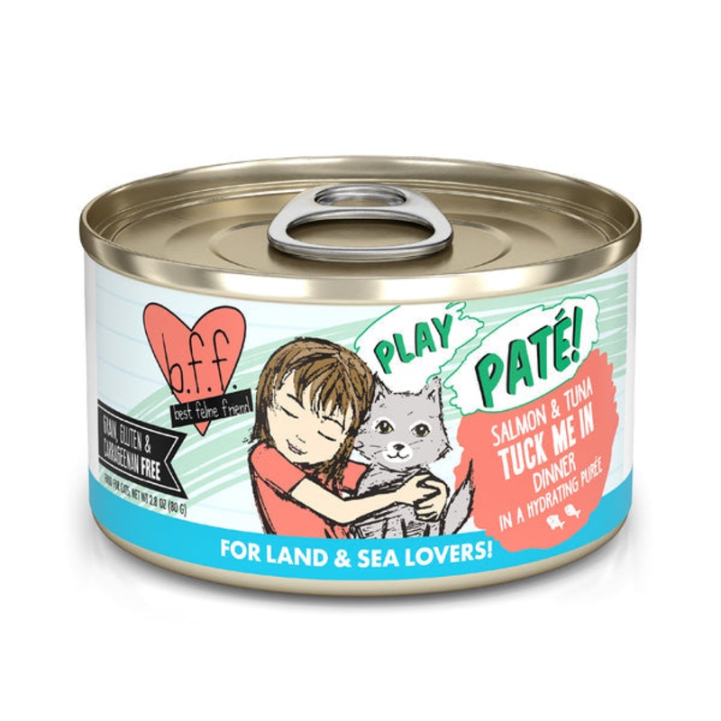 Weruva BFF Play Tuck Me In Salmon & Tuna Dinner in a Hydrating Pure Cat Food