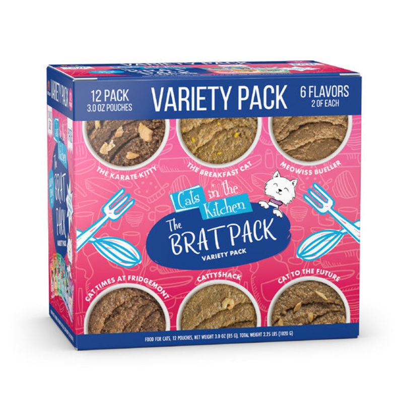 Weruva Cats in the Kitchen Pat  The Brat Pack Variety Pack Wet Cat Food