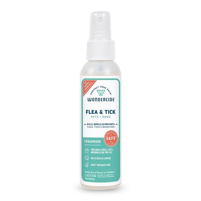 Wondercide Cedarwood Flea & Tick Spray for Pets + Home with Natural Essential Oils
