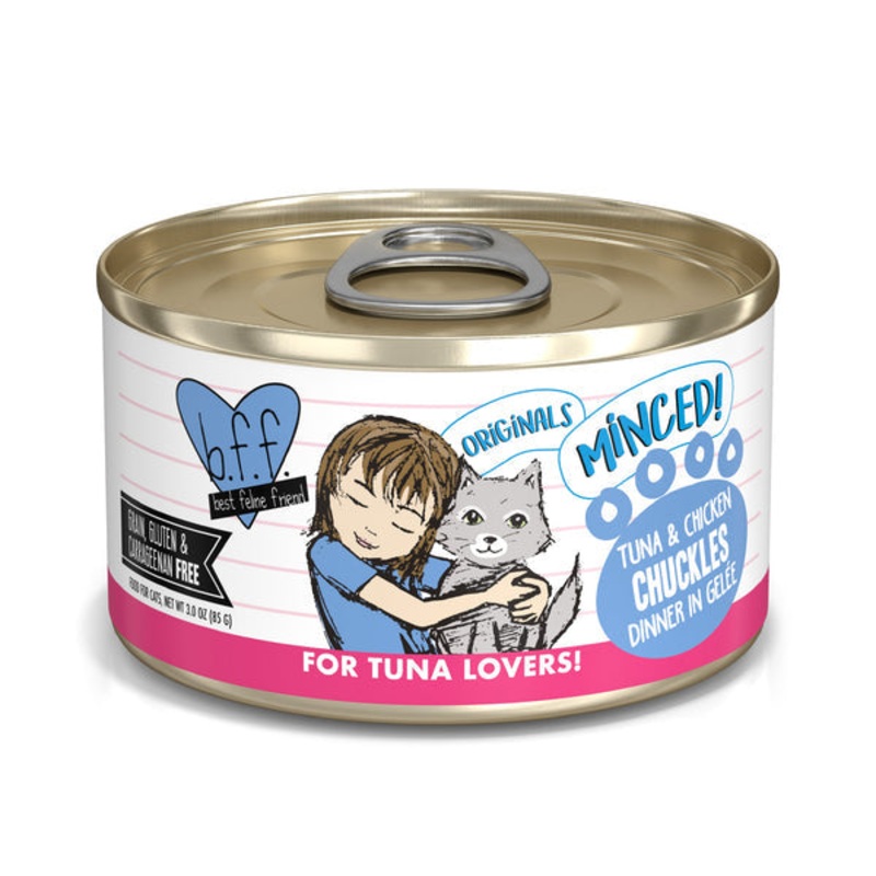 Weruva BFF Minced  Tuna & Chicken Chuckles Dinner in Gele