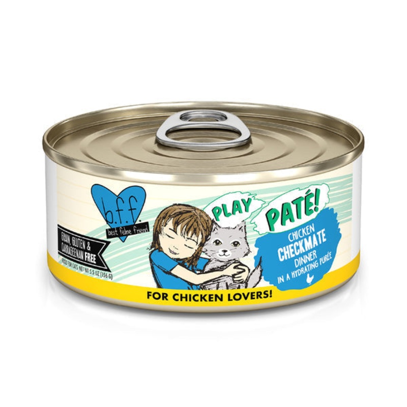 Weruva BFF PLAY Pat Chicken Checkmate Dinner in a Hydrating Pure Cat Food