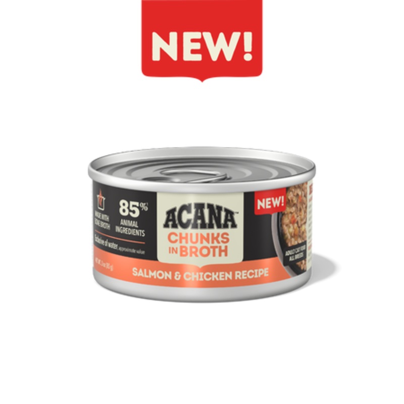 ACANA Chunks in Broth Salmon & Chicken Recipe Wet Cat Food