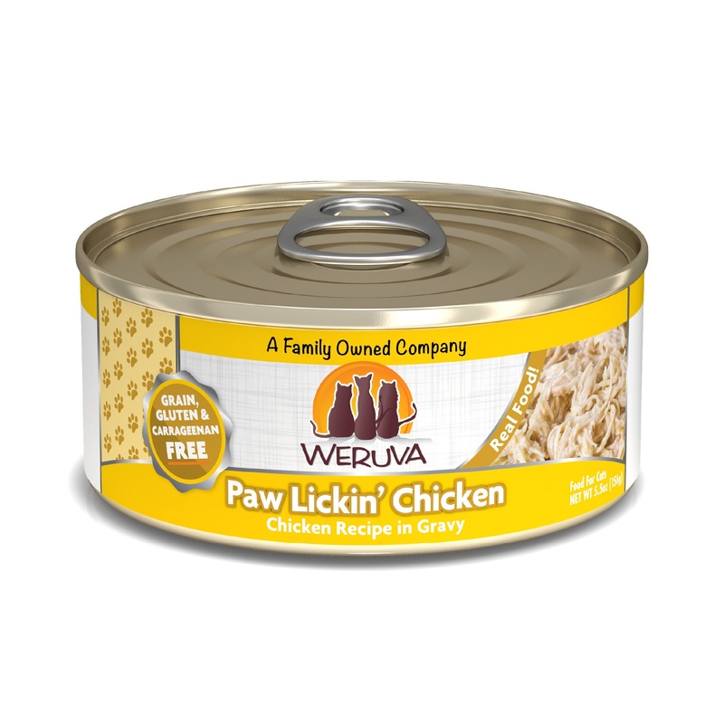 Weruva Paw Lickin Chicken Chicken Recipe in Gravy Canned Cat Food