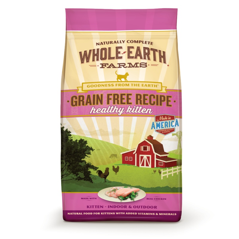 Whole Earth Farms Grain Free Kitten Recipe Dry Cat Food
