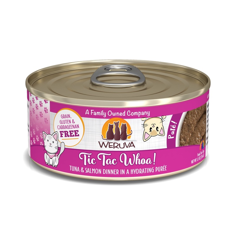 Weruva Classic Cat Pat, Tic Tac Whoa! With Tuna & Salmon