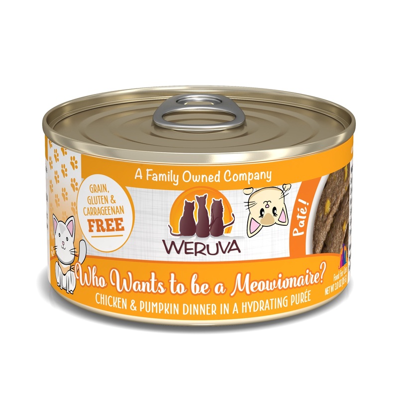 Weruva Classic Cat Pat, Who wants to be a Meowionaire? with Chicken & Pumpkin