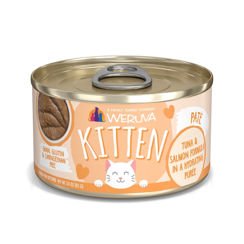 Weruva Kitten, Tuna & Salmon Formula in a Hydrating Pure