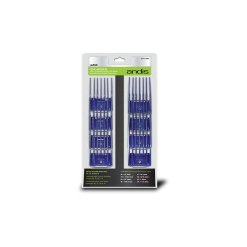 Andis 8-Piece Universal Attachment Comb Set