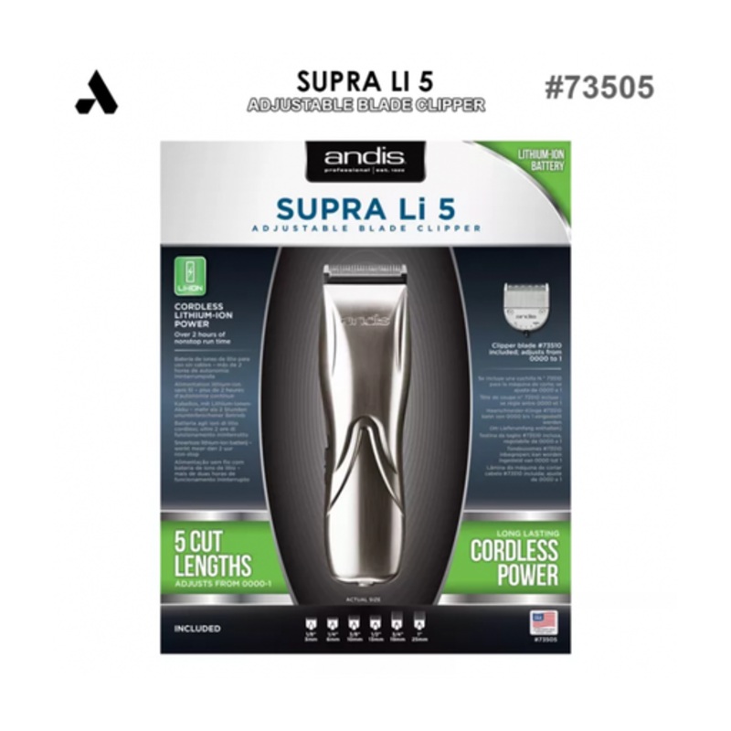 Andis Supra Li 5 Adjustable Blade Clipper