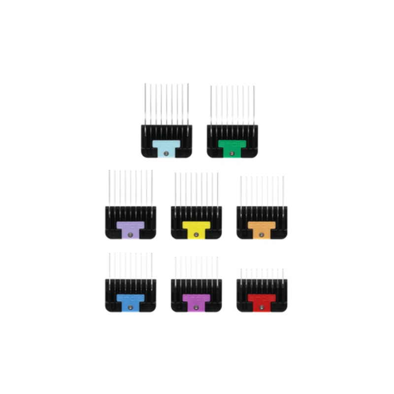 Andis Universal Stainless Steel Combs 8-Piece Set