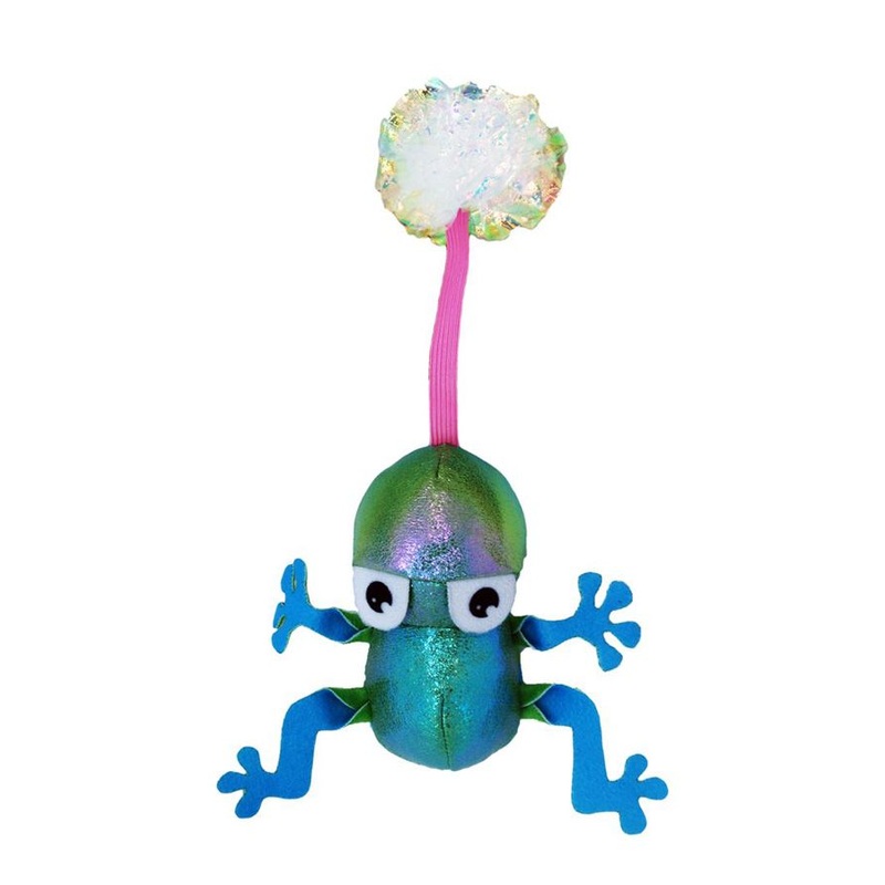 Kong Flingaroo Frog Cat Toy -