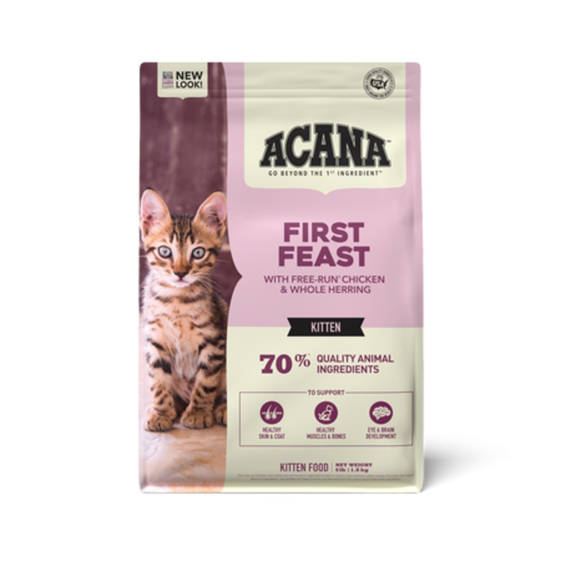 Acana Chicken with Herring First Feast Kitten Dry Cat Food 1.8kg - 1.8kg