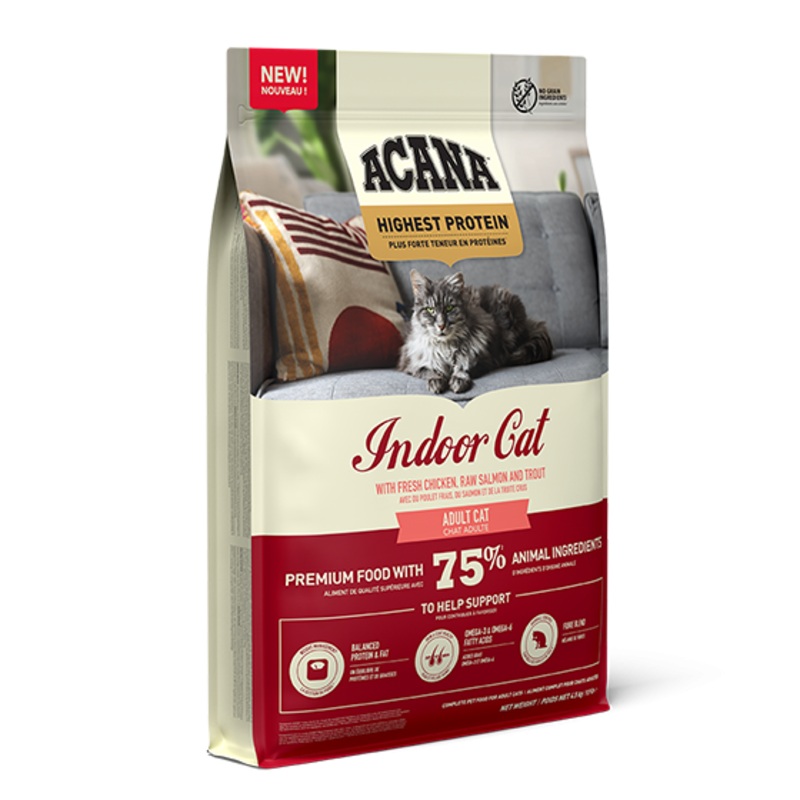 Acana Highest Protein Indoor Cat Adult Cat Dry Food - 1.8kg