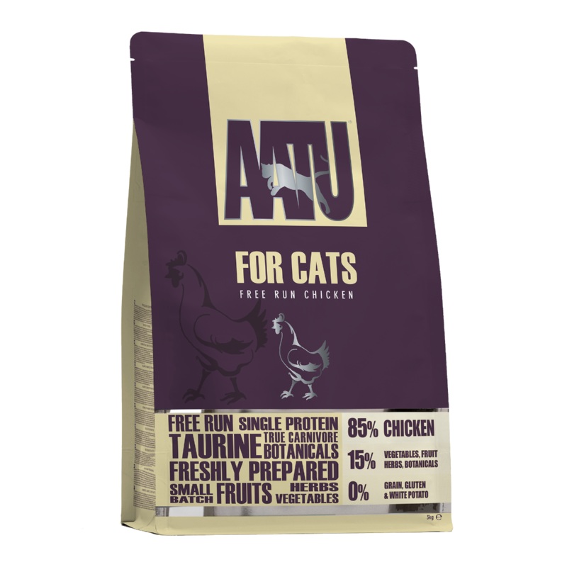 AATU Free Run Chicken Dry Cat Food 3kg - 3kg