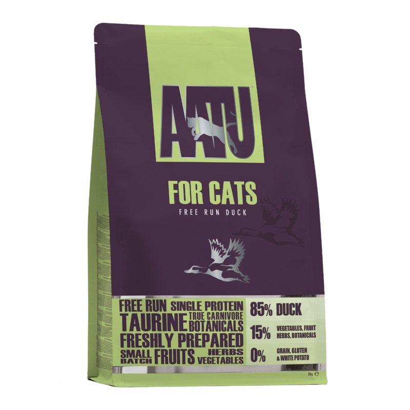 AATU Free Run Duck Dry Cat Food 3kg - 3kg