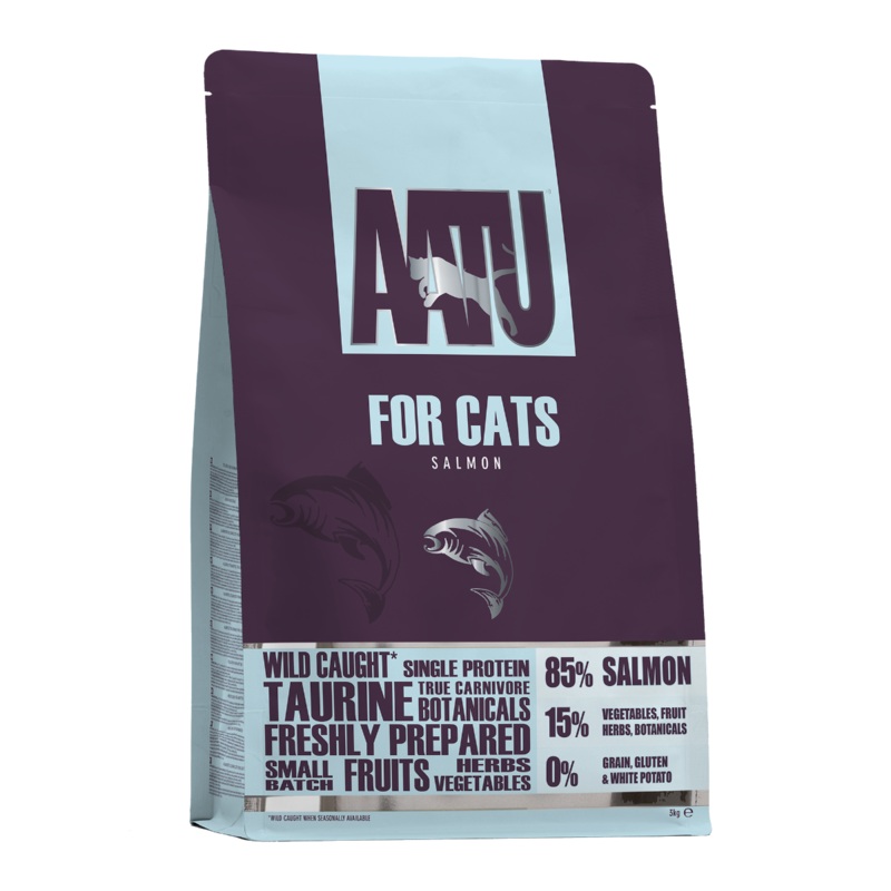 AATU Free Run Salmon Dry Cat Food 3kg - 3kg