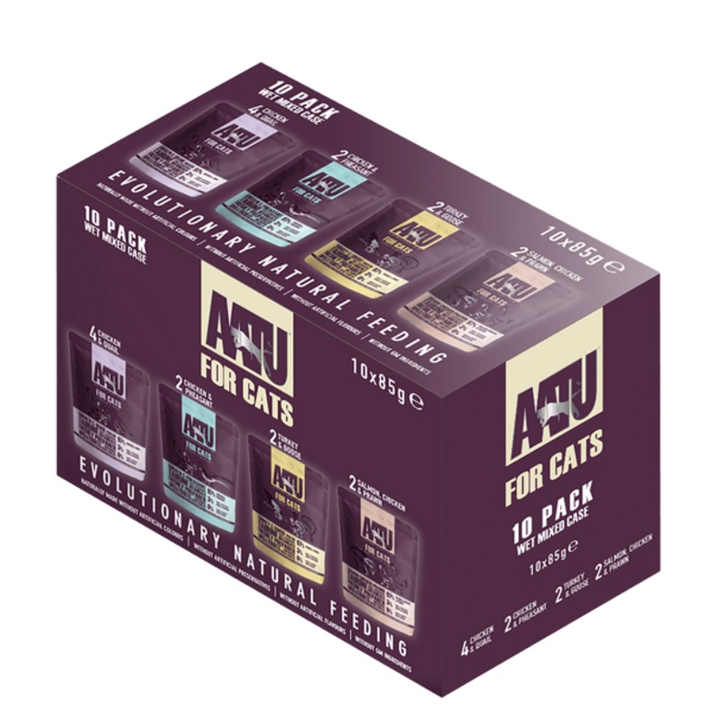 AATU Wet Cat Food Multipack 10x85g - 85g