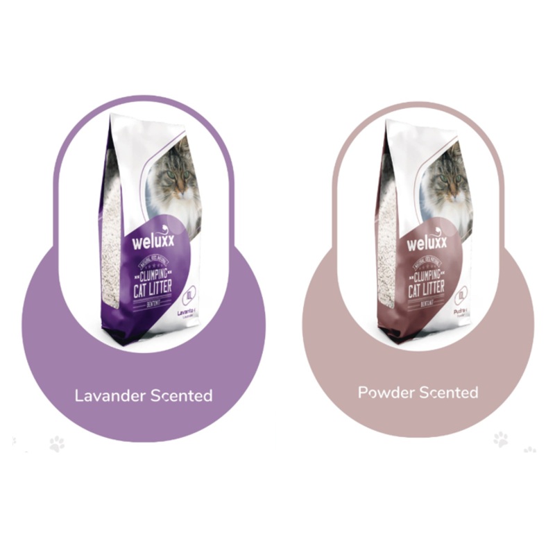 Weluxx Clumping Cat Litter 10L - Lavender