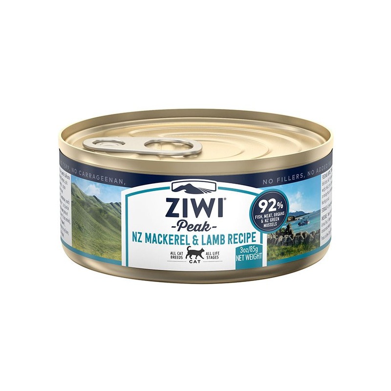ZIWI Peak Mackerel & Lamb Recipe Wet Cat Food - 185G
