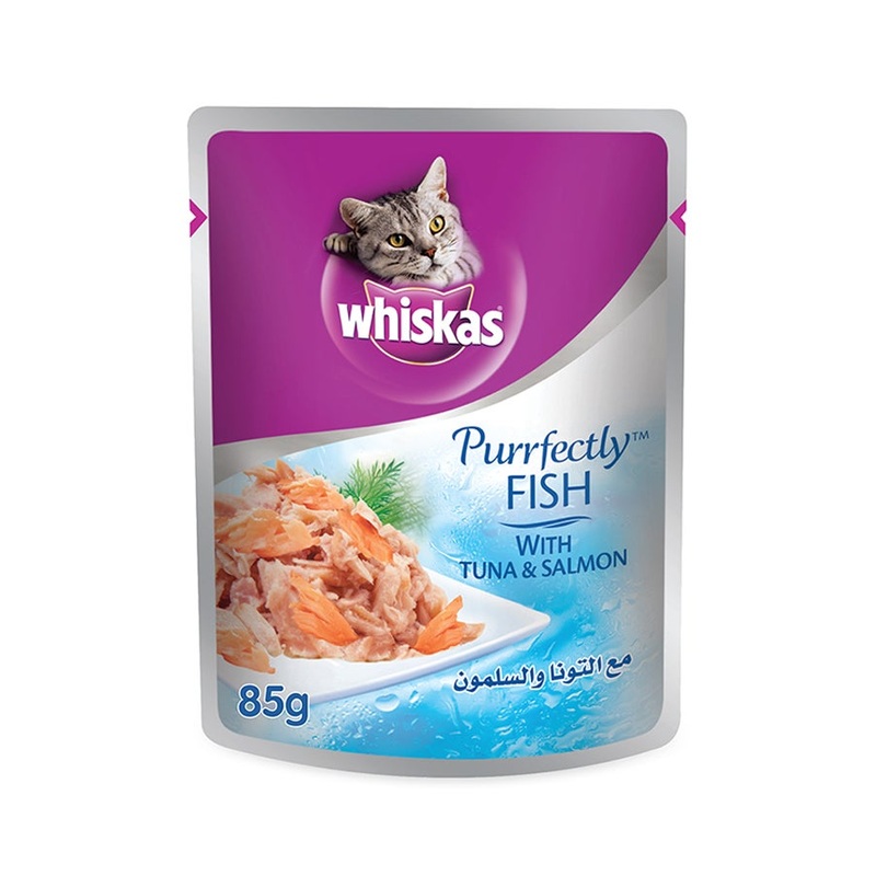 Whiskas Purrfectly Tuna&Salmon 85g