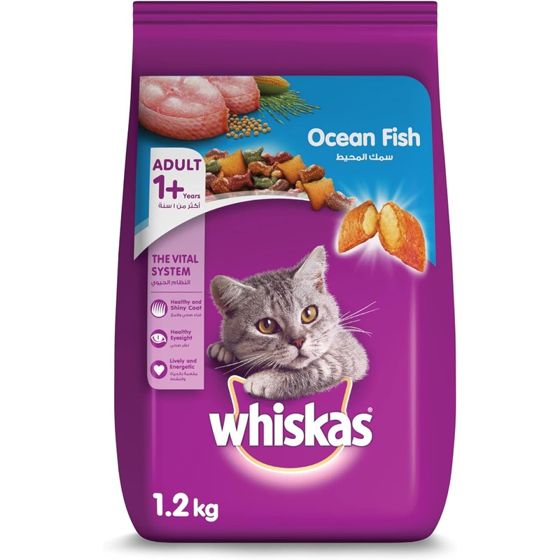Whiskas Ocean Fish Cat Food - 1.2kg