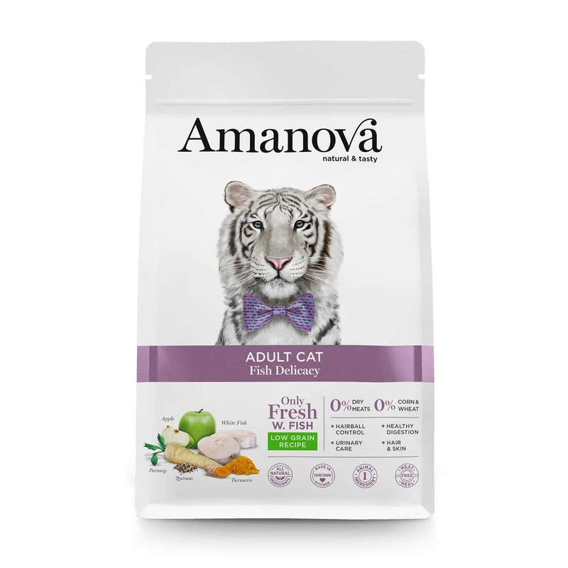 Amanova Adult Cat Fish Delicacy White Fish 6kg