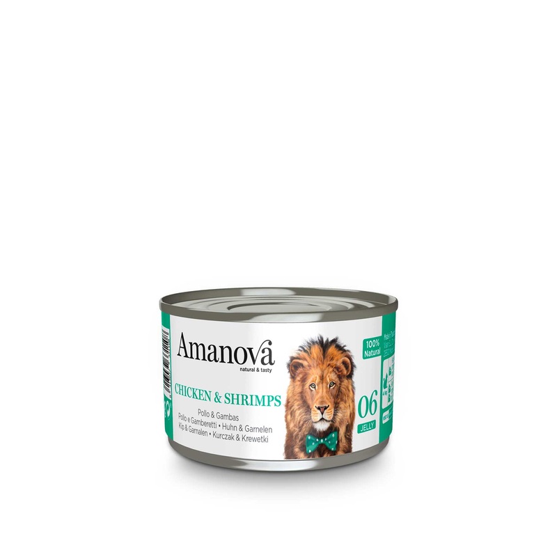 Amanova Canned Cat Chicken & Shrimps Jelly - 70g