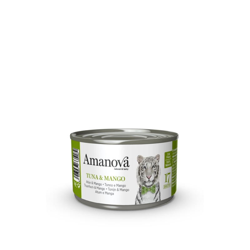 Amanova Canned Cat Tuna & Mango Broth - 70g
