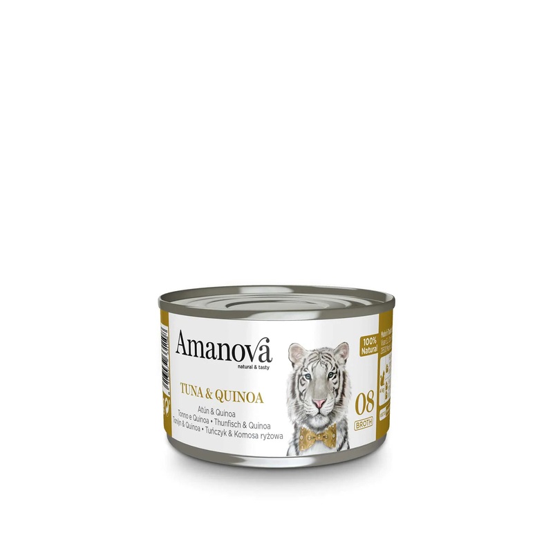 Amanova Canned Cat Tuna & Quinoa Broth - 70g