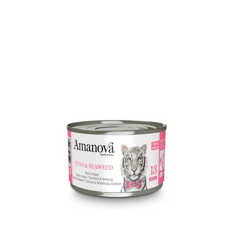 Amanova Canned Cat Tuna & Seaweed Jelly - 70g