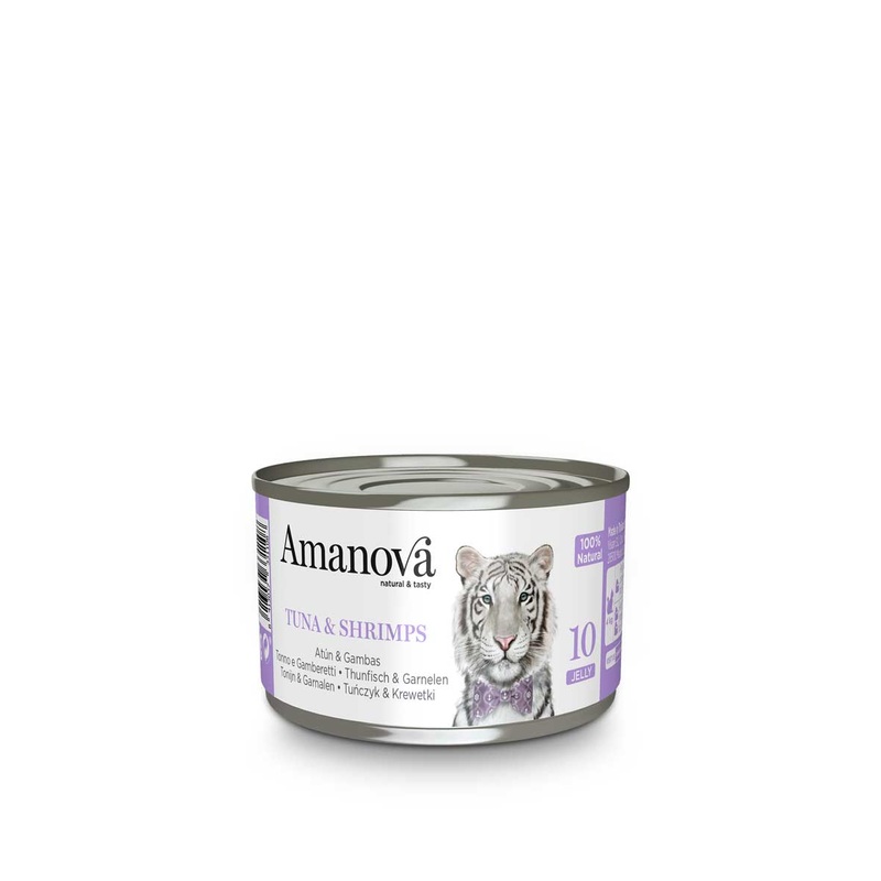 Amanova Canned Cat Tuna & Shrimps Jelly - 70g